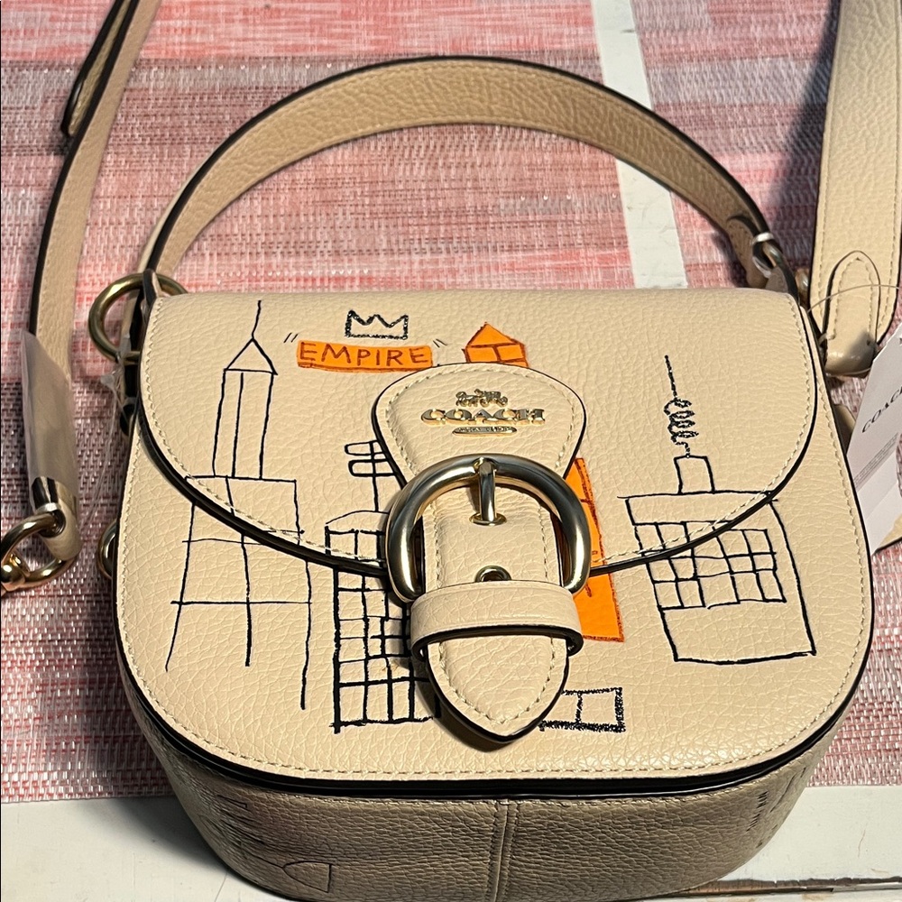 Coach x Basquiat Crossbody Bag with City Design